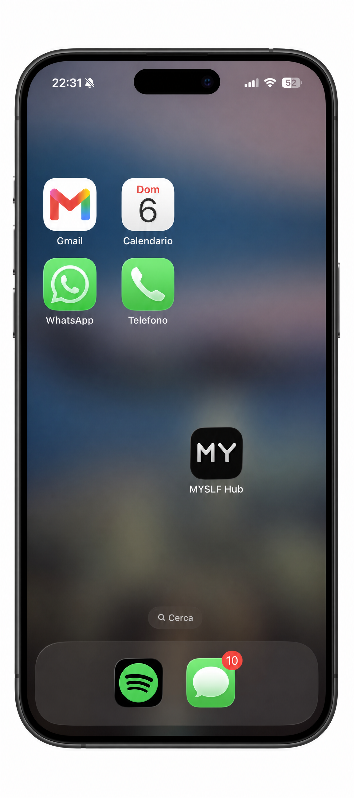 MYSLF Hub app